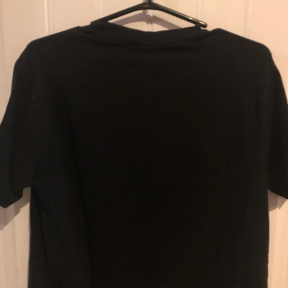 Armani Exchange men's Cotton T shirt Black Yellow Silver Logo size M Authentic - Picture 6 of 9